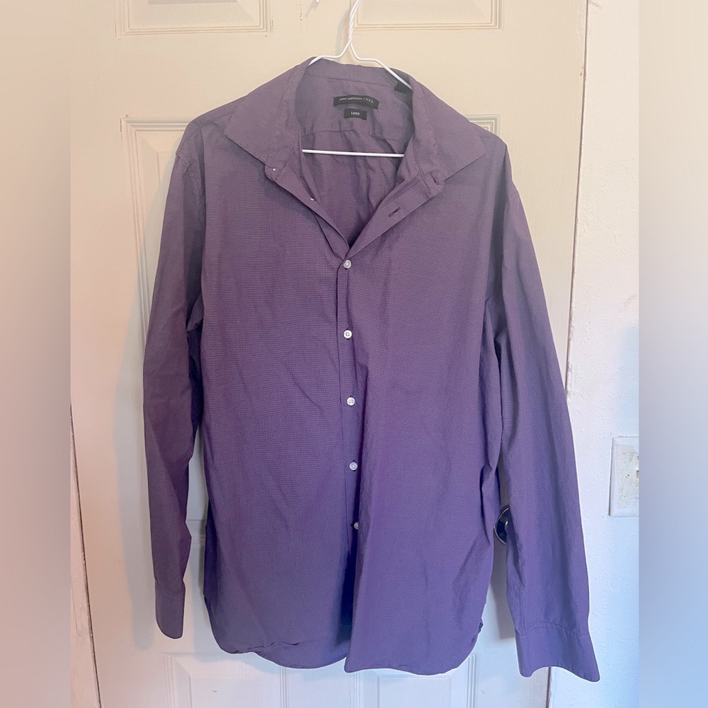 John Varvatos Deep Purple Dress Shirt